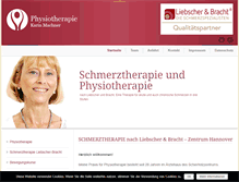 Tablet Screenshot of physio-machner.de